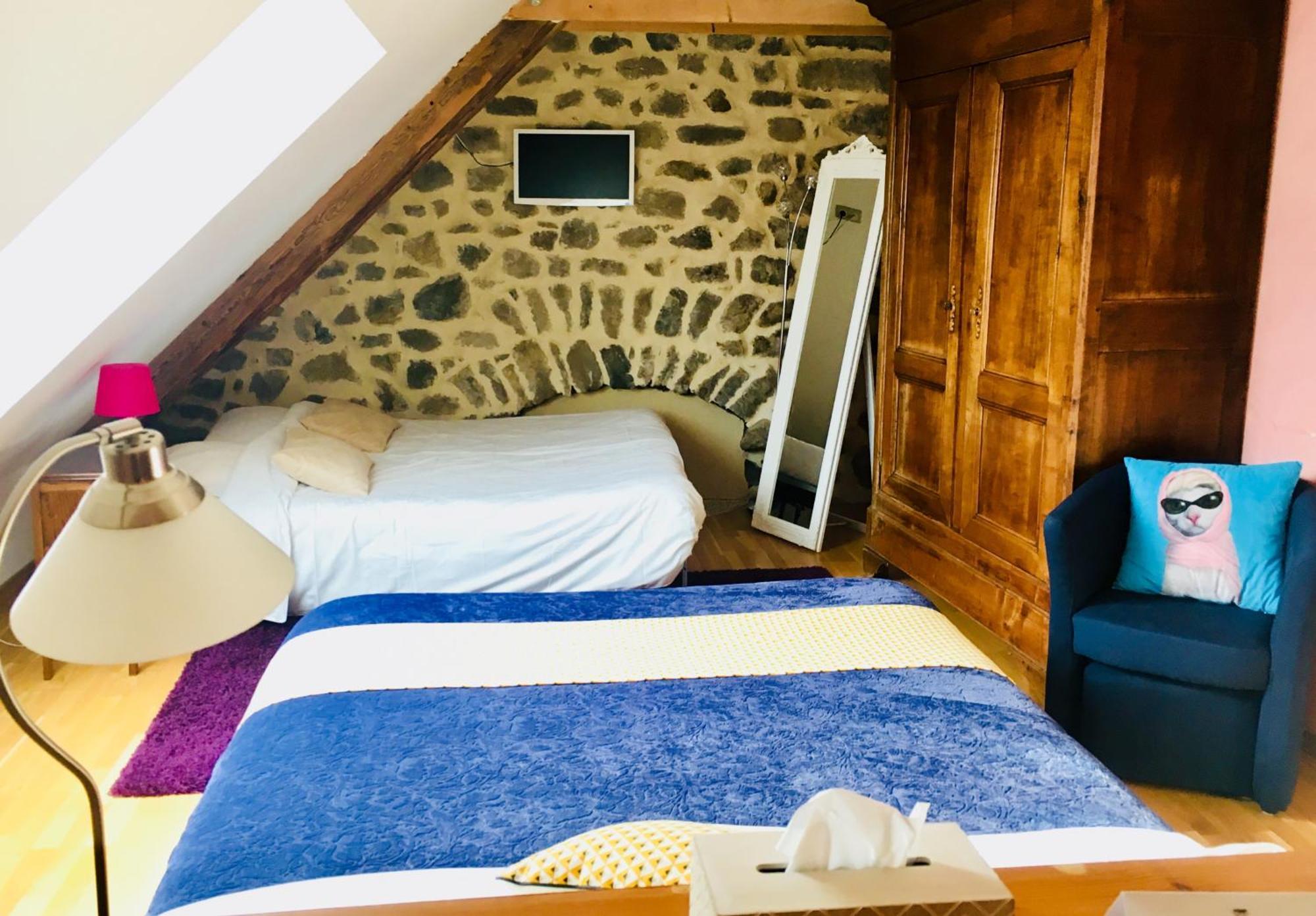 Chambre d'Hôtes La Grange des Ecrins Chabottes Chambre photo